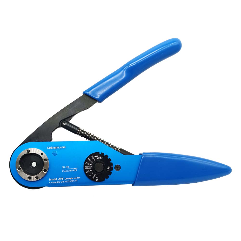 AF8* Adjustable Upper Range 8 Indent Crimp Tool